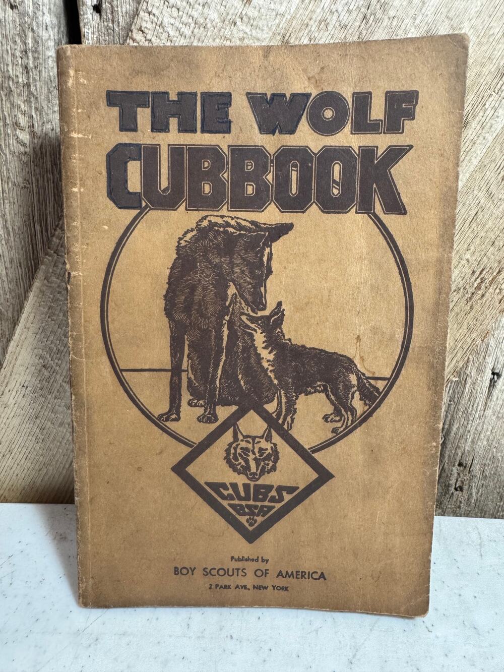 BSA Cub Scout Wolf Cubbook Part I Copyright 1943 Paperback Print 1945
